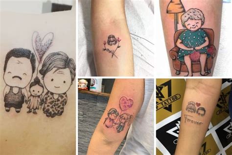 tatuaggi nonna e nipote|Tatuaggi dedicati ai nonni: Ecco i design più teneri da cui。